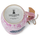 You Make The World A Better Place Amaranth Pink Floral 13 Ounce Ceramic Mug