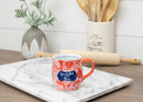 Grateful For You Fire Brick Red 13 Ounce Ceramic Mug