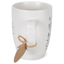 Accepted Worthy Chosen Loved Forgiven Whimsical White 14 Ounce Ceramic Mug