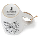 Accepted Worthy Chosen Loved Forgiven Whimsical White 14 Ounce Ceramic Mug