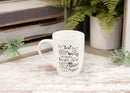 Accepted Worthy Chosen Loved Forgiven Whimsical White 14 Ounce Ceramic Mug