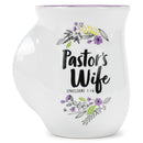 Lighthouse Christian Products Pastors Wife Inspirational 14 ounce Ceramic Handwarmer Stoneware Mug, Purple