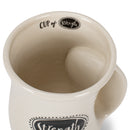 Lighthouse Christian Products The Lord is Faithful Whimsical White 14 Ounce Ceramic Handwarmer Mug