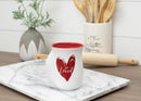So Loved Red Heart 14 Ounce Ceramic Handwarmer Mug