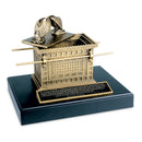 Lighthouse Christian Products Ark of The Covenant Antique Gold Tone 4.5 x 7 Hand-Cast Resin Mounted Sculpture