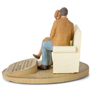 Lighthouse Christian Products Praying Husband Wife United in The Spirit 6 x 4.5 Cast Stone Sculpture