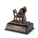 Lighthouse Christian Products Mujer Rezando (Praying Woman) Bronzelike Finish 4.25 x 3.5 Cast Stone Sculpture