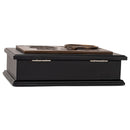 Lighthouse Christian Products The Lord Direct Your Path Bronzelike Finish 8.5 x 5.75 Cast Stone and Wood Sculpture Plaque Box