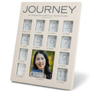 Journey Through The Years White 9.25 x 12 Wood Photo Frame