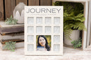 Journey Through The Years White 9.25 x 12 Wood Photo Frame