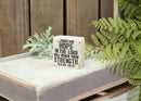 Lighthouse Christian Products Hope in The Lord Scripture Block 2.25 x 2.25 Cast Stone Plaque