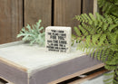 Lighthouse Christian Products Plans for Hope and Future Scripture Block 2.25 x 2.25 Cast Stone Plaque