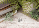 Lighthouse Christian Products Thank God for You Scripture Heart 2.25 x 2.25 Cast Stone Plaque