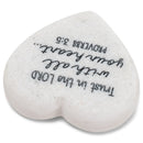 Lighthouse Christian Products Trust in The Lord Scripture Heart 2.25 x 2.25 Cast Stone Plaque