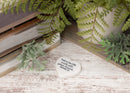 Lighthouse Christian Products Trust in The Lord Scripture Heart 2.25 x 2.25 Cast Stone Plaque
