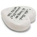 Lighthouse Christian Products All Things are Possible Scripture Heart 2.25 x 2.25 Cast Stone Plaque