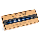 Faithful Servant Scripture Midnight Black 5.5 inch Metal Ballpoint Twist Pen