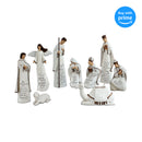 Lighthouse Christian Products A Savior is Born 9 Piece 7.25 Inch Resin Scriptured Nativity Set