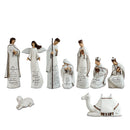 Lighthouse Christian Products A Savior is Born 9 Piece 7.25 Inch Resin Scriptured Nativity Set