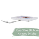 Lighthouse Christian Products 25th Anniversary White 4 x 3 Metal Mini Picture Frame Christmas Ornament