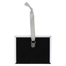 Lighthouse Christian Products 25th Anniversary White 4 x 3 Metal Mini Picture Frame Christmas Ornament