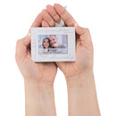 Lighthouse Christian Products 25th Anniversary White 4 x 3 Metal Mini Picture Frame Christmas Ornament