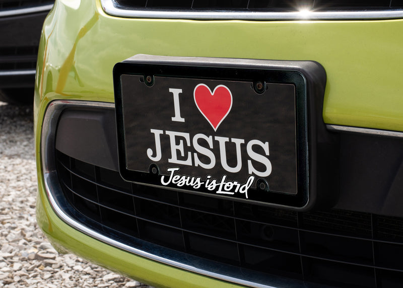 Dicksons Jesus is Lord License Plate Frame - Black