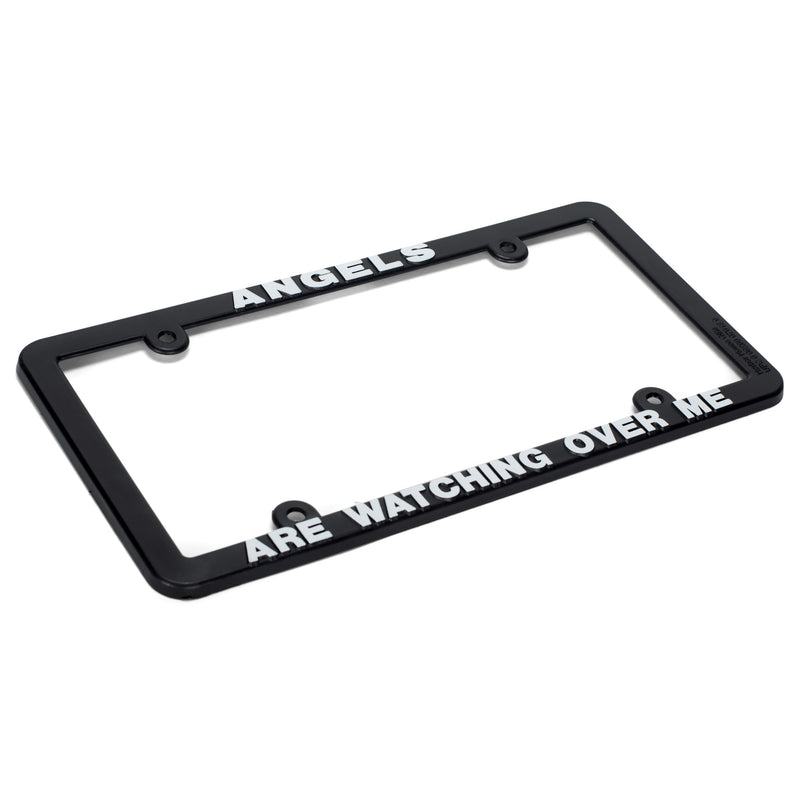 Dicksons Angels are Watching Over Me Religious Christian License Plate Frame