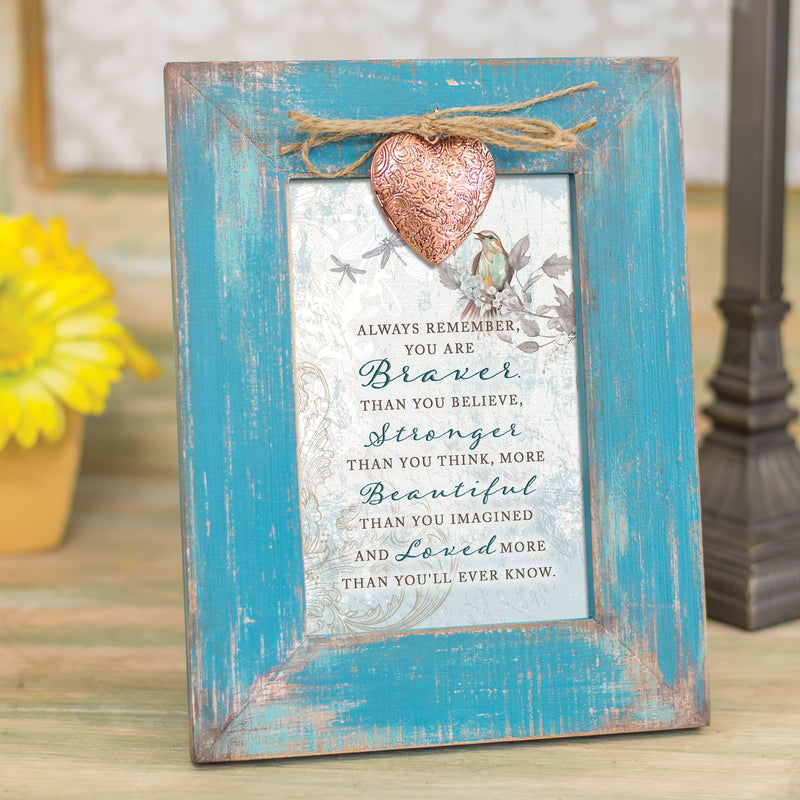 Home décor 4 x 6 wall and table top picture frame designed with meaningful artwork
