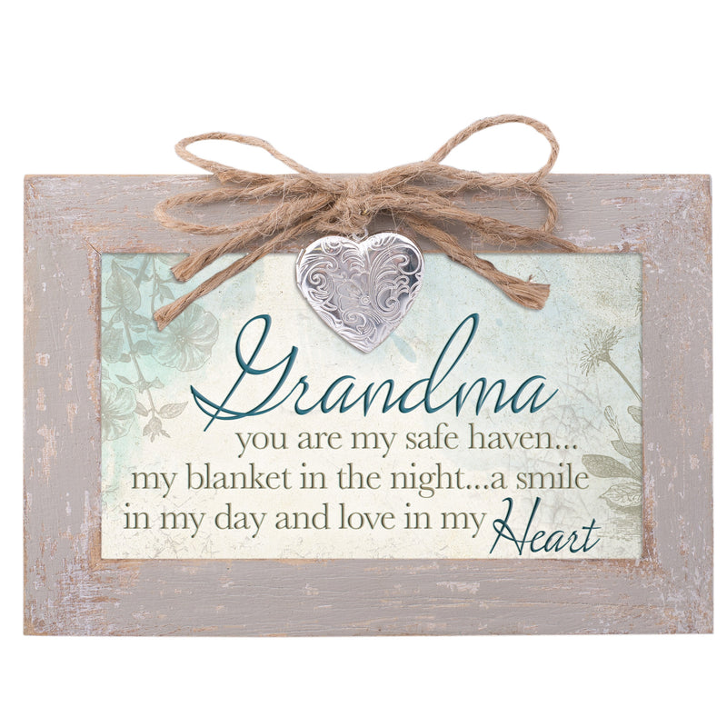 Grandma Safe Haven Blanket Smile Natural Taupe Jewelry Music Box Plays Wind Beneath My Wings