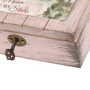 Granddaughter Sun Stars Blush Pink Locket Petite Music Box Plays You Are My Sunshine