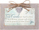 True Friends Hard to Find Natural Taupe Jewelry Music Box Plays Wonderful World