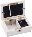 True Friends Hard to Find Natural Taupe Jewelry Music Box Plays Wonderful World