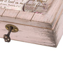 Friendship Travels With Hearts Blush Pink Locket Petite Music Box Plays Amazing Grace