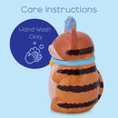 100 North Striped Tabby Cat and Mouse Blue 10 x 6.3 Dolomite Ceramic Cookie Jar