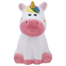 100 North Rainbow Unicorn With Stars 10 x 7.3 Dolomite Ceramic Cookie Jar