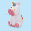 100 North Rainbow Unicorn With Stars 10 x 7.3 Dolomite Ceramic Cookie Jar