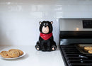 100 North Black Bear Handkerchief 10 x 7.9 Dolomite Ceramic Cookie Jar