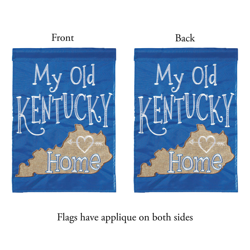 Magnolia Garden My Old Kentucky Home Cerulean Blue 29 x 42 Large Outdoor House Flag