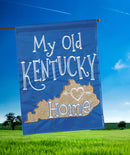 Magnolia Garden My Old Kentucky Home Cerulean Blue 29 x 42 Large Outdoor House Flag