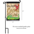 Magnolia Garden Cajun in My Soul Cajun 13 x 18 Small Double Applique Outdoor House Flag
