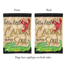 Magnolia Garden Cajun in My Soul Cajun 13 x 18 Small Double Applique Outdoor House Flag