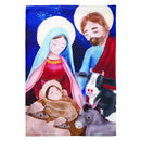 Magnolia Garden Holy Family W/Animals Nativity Scene 29 x 42 Large Double Applique Outdoor Christmas House Flag