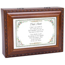 Dear Aunt Woodgrain Music Box Plays Light Up My Life