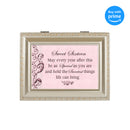 Sweet Sixteen Champagne Silver Traditional Music Box Plays You Light Up My Life