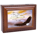Eagles Wings Woodgrain Music Box Plays On Eagles Wings
