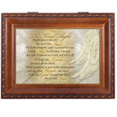 The Final Flight Bereavement Woodgrain Inspirational Traditional Music Box Plays Amazing Grace
