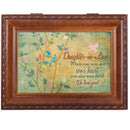 Daughter-in-Law Rich Woodgrain Finish Jewelry Music Box - Plays You Light Up My Life