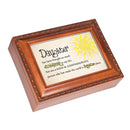 Daughter Sunshine to my Life Matte Black Jewelry Music Box Plays You are My Sunshine