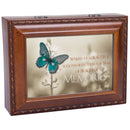 A Trail Of Beautiful Memories Woodgrain Keepsake Music Box Plays Edelweiss